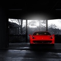 Ferrari rouge fond ecran HD
