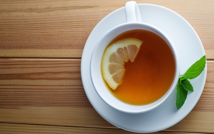 fond écran - thé au citron