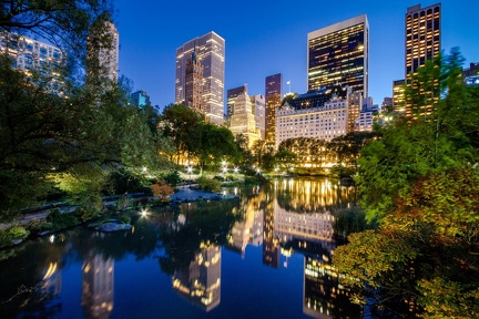 Central park by night