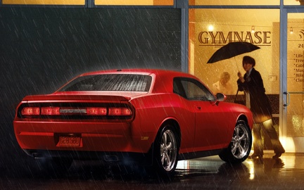 Chevrolet - pluie fond écran 