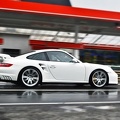 Porsche blanche fond ecran