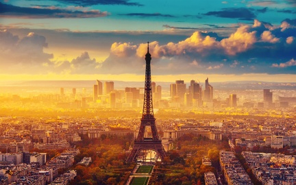 Eiffel Tower - Paris - 1920x1200