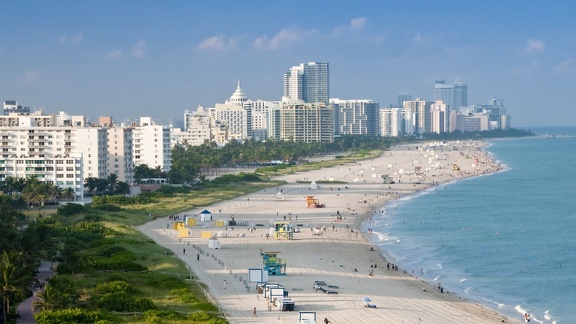 Vue de Miami - plage