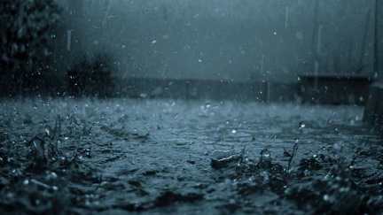 Falling rain - 1600x900