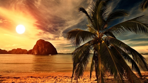 Seychelles - coucher de soleil