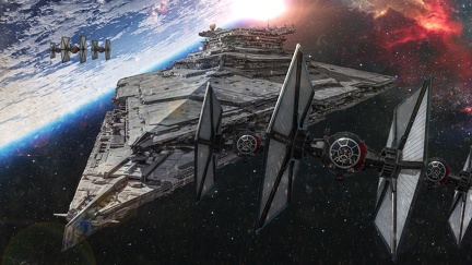 Graphic design - Star wars - Millenium Falcon