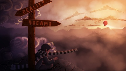 Dreams and reality - HD wallpaper
