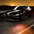 Audi RS5 noir - wallpaper HD