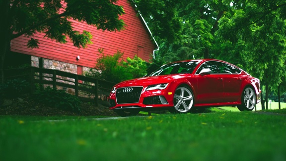Audi RS7 rouge