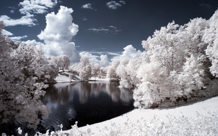 Superbe paysage hivernal - wallpaper HD