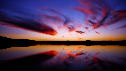 Sunset Color - Lake