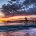 USA coucher de soleil sur la plage