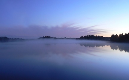 Mist on the lake