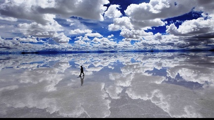 Bolivier Lake - Mirror Effect