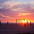 Volley sur la plage - Californie