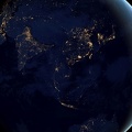 Lumières Asie - depuis l'espace