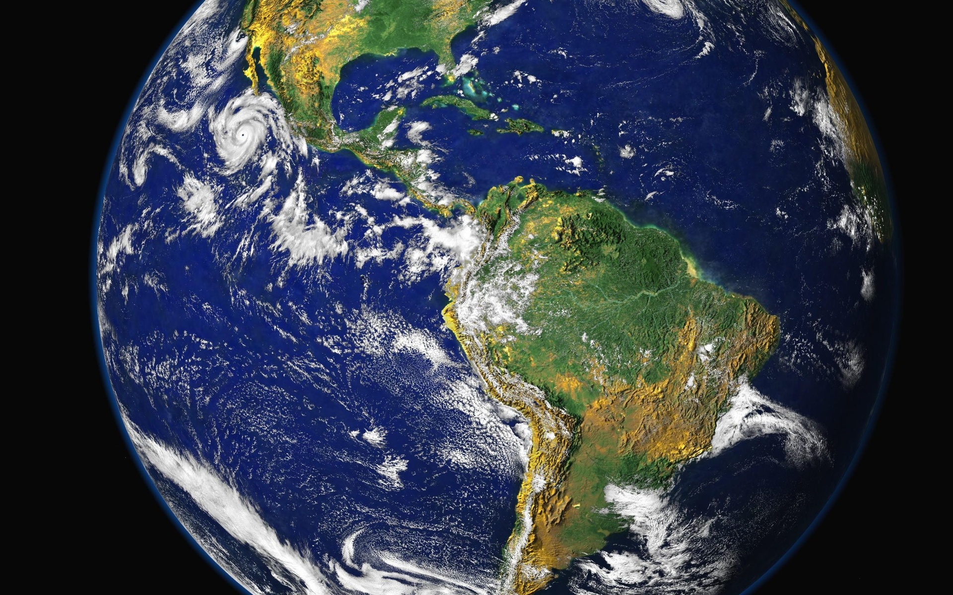 Image de la nasa - Amérique centrale et Amérique du sud.jpg