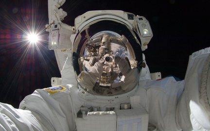 Astronaut Selfie in Space