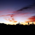 coucher de soleil désert Arizona
