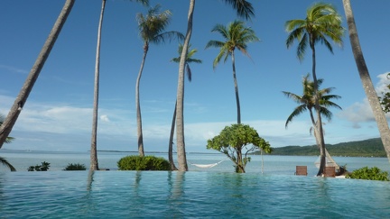 Swimming pool in the islands