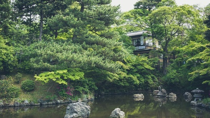 Japon - jardin et maison