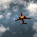 Avion dans le ciel - fond d'écran