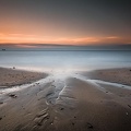 Plage - coucher de soleil - marée - ultra HD