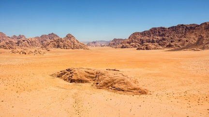 Dans la chaleur du désert