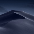 Dune de sable en pleine nuit