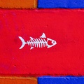 Détails brique - motif poisson