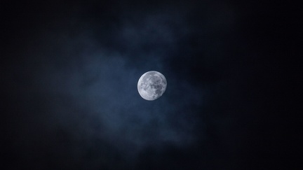 Photographie de la lune en 4K