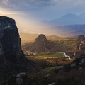 Les Meteores en Grèce - Panorama 