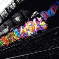 Graffiti près des rails