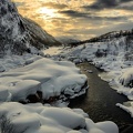 Rivier - paysage - hiver