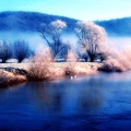 Lac en hiver