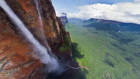 Plus haute chute d'eau du monde - Saut de l'ange - Venezuela