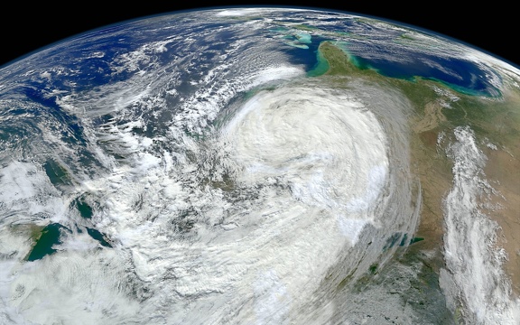 Ouragan - vue satellite
