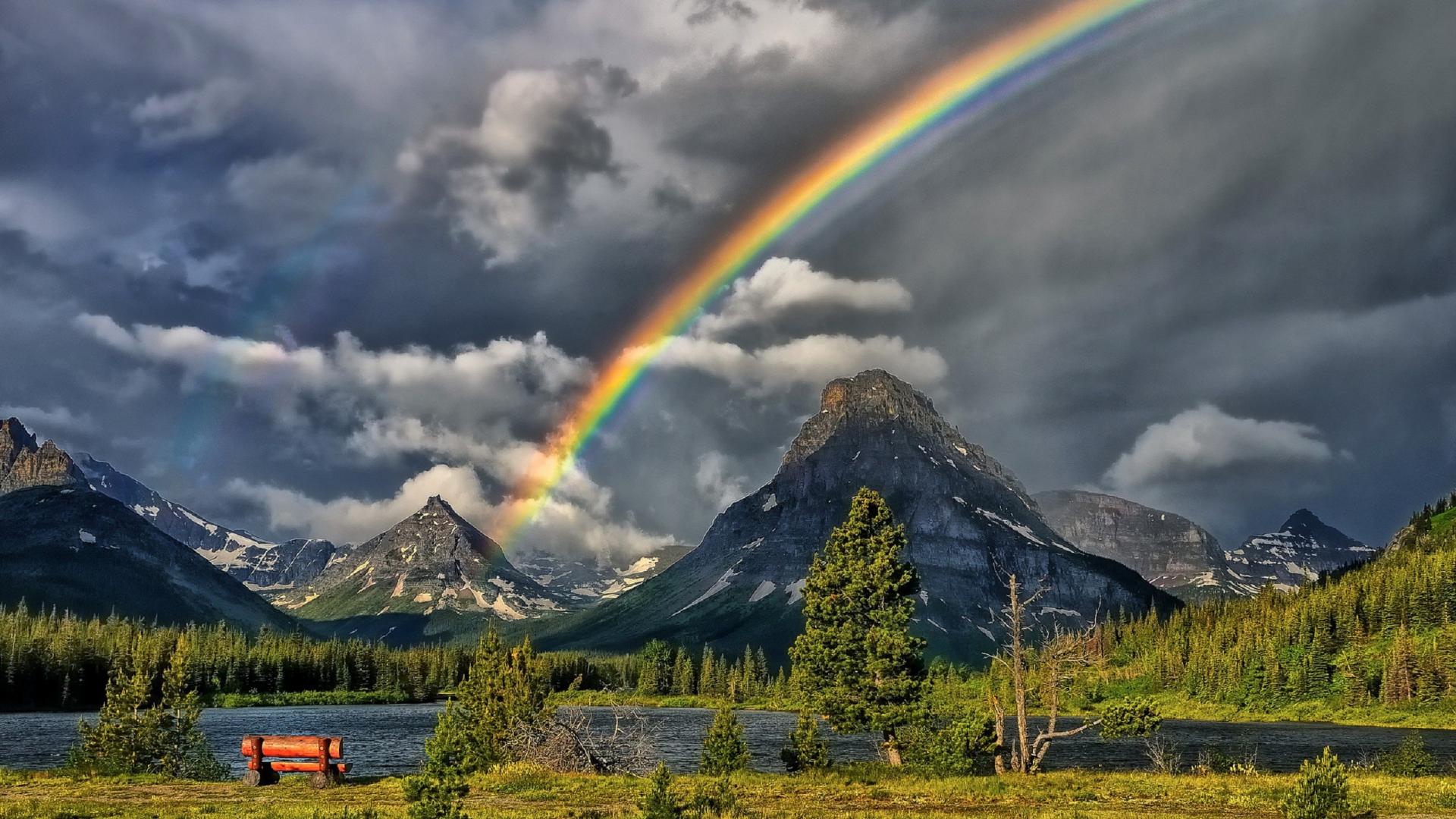 Télécharger le fond d'écran: Arc-en-ciel fond écran(1920x1080)
