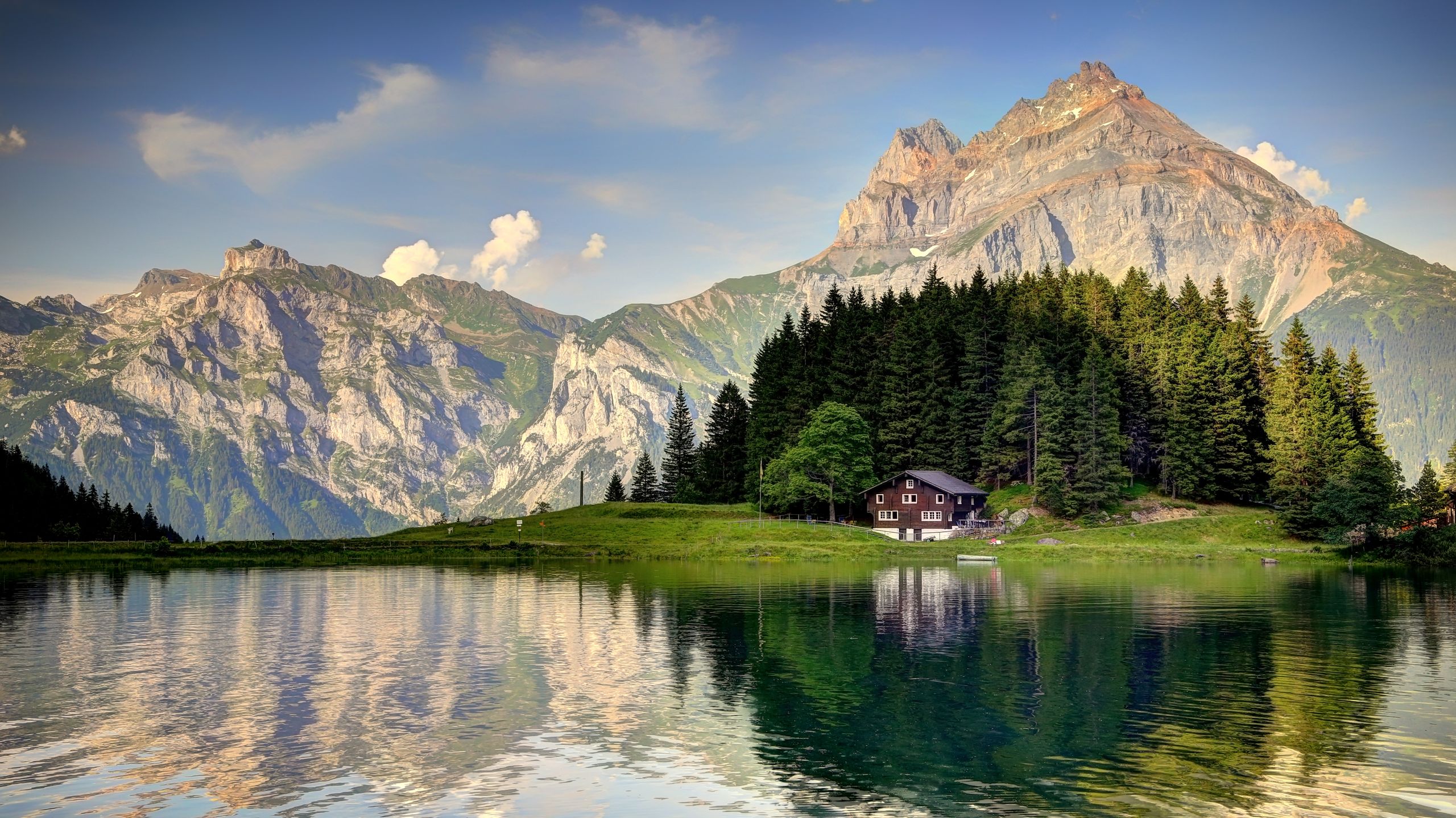 Paysage dans les Alpes Suisses - Fond d'écran HD