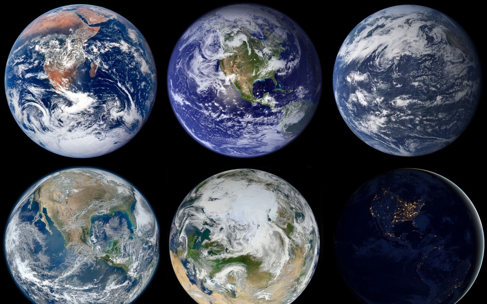Différentes vues de la terre depuis l'espace.jpg